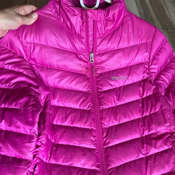 Pink Marmot Puffer Jacket 800 fill - Picture 1 of 6
